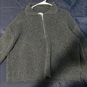 H&M Gray Cowl Neck Sweater